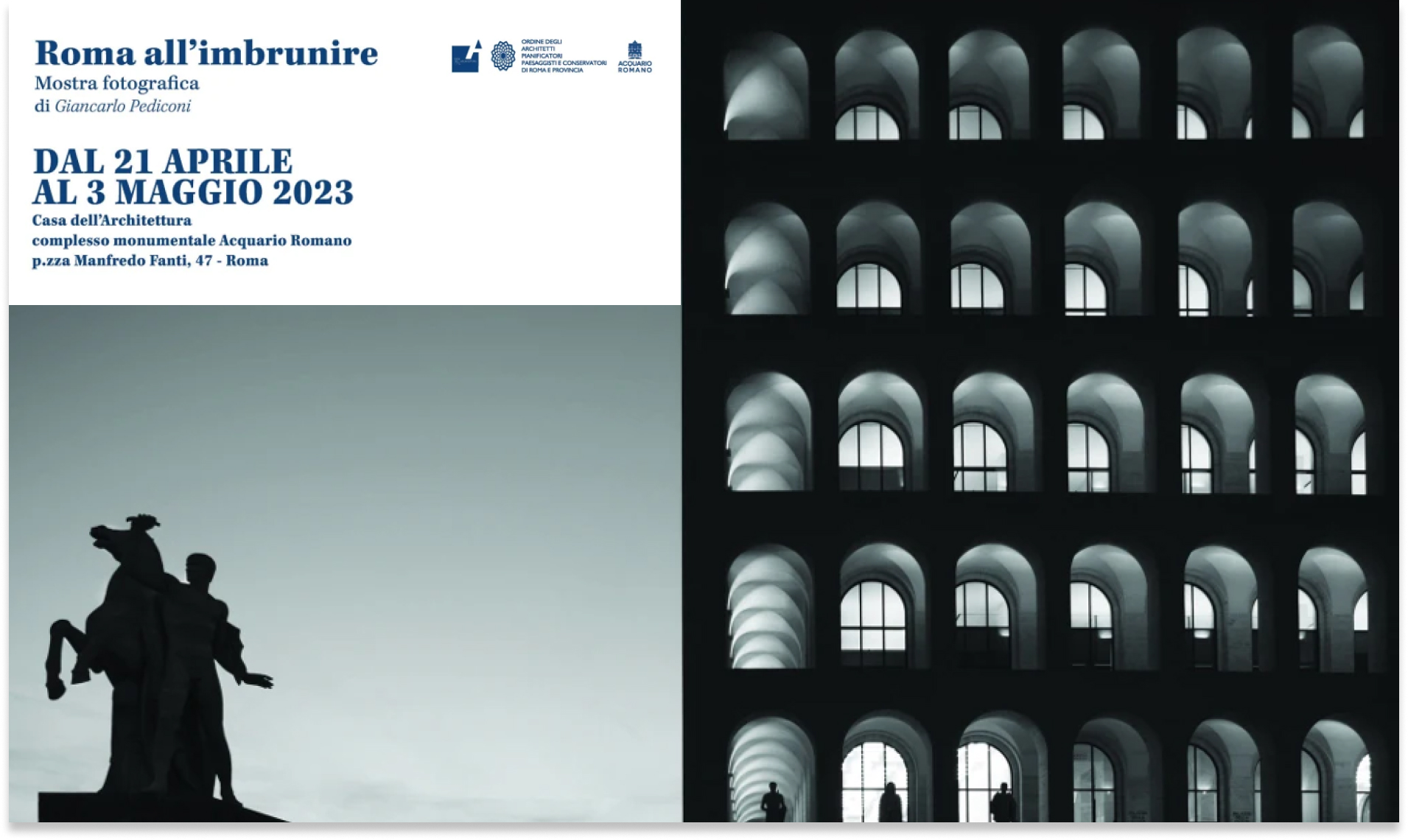 Roma all’imbrunire