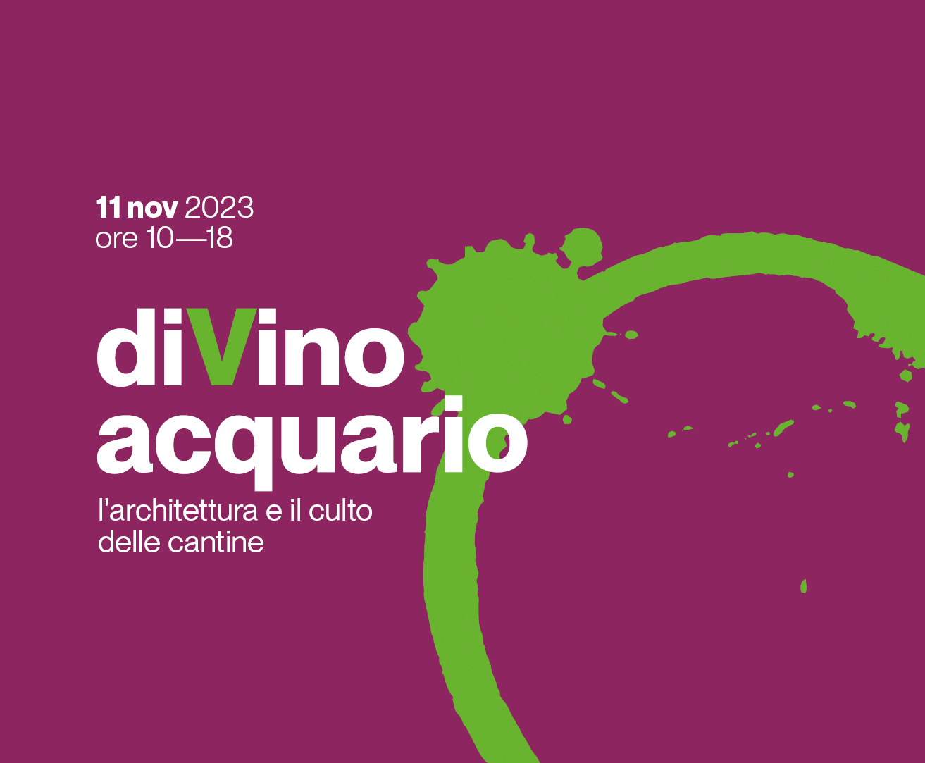 diVino acquario. l’architettura e il culto delle cantine