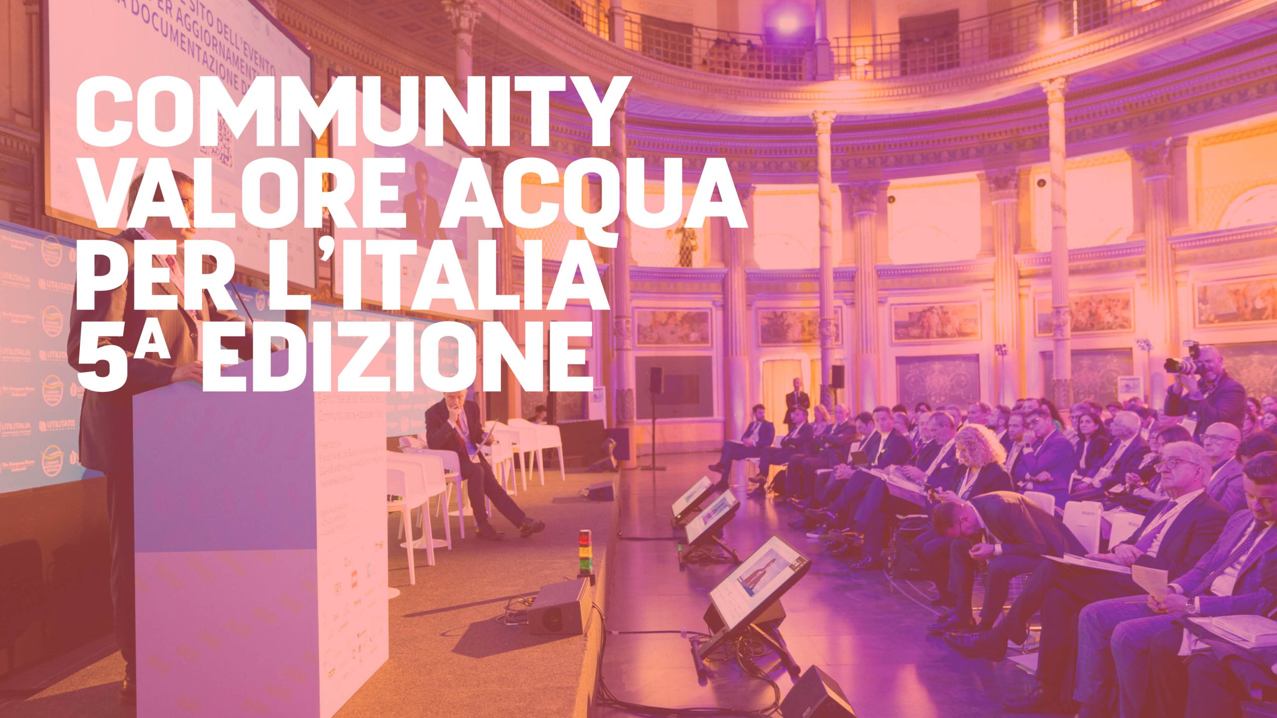 Evento finale della 5a edizione della Community Valore Acqua per l’Italia