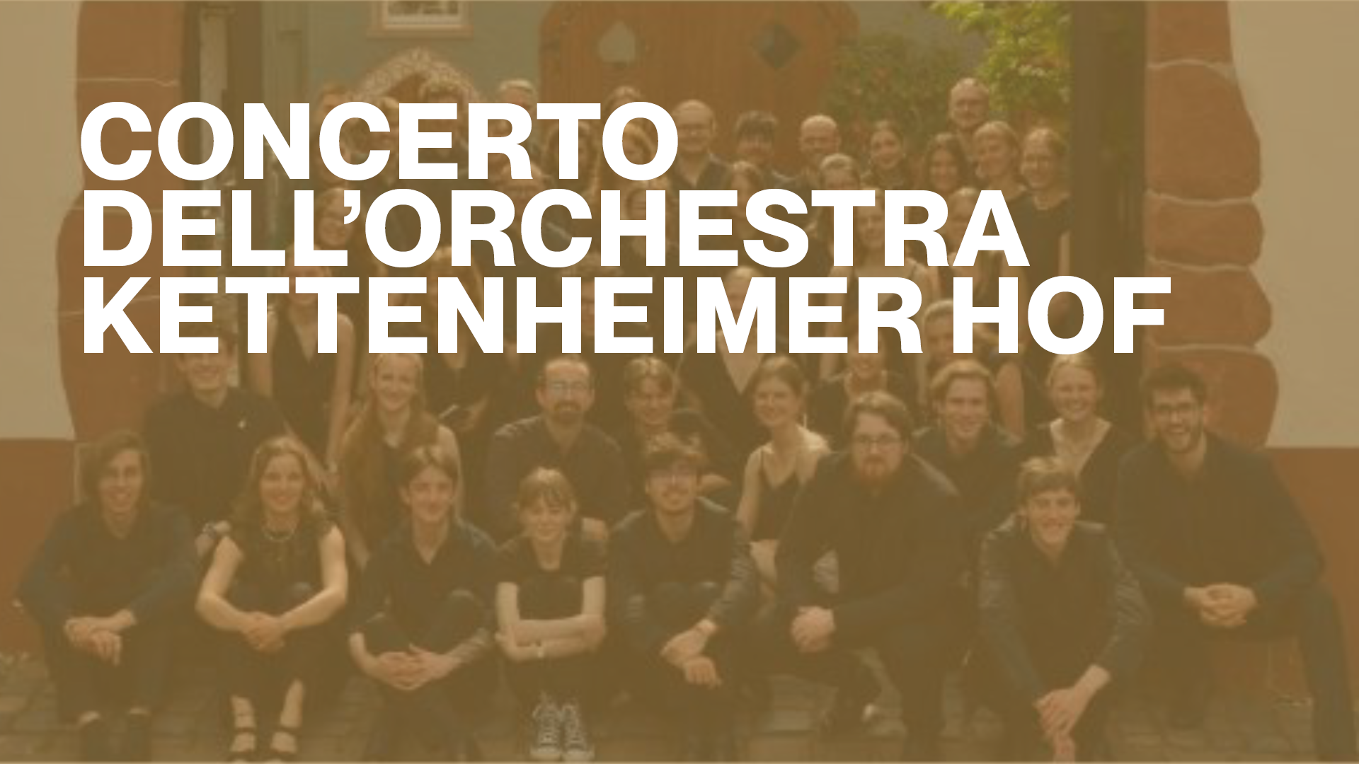 Concerto dell’Orchestra Kettenheimer Hof /  Lectio Magistralis del Prof. Stefan M. Pfister